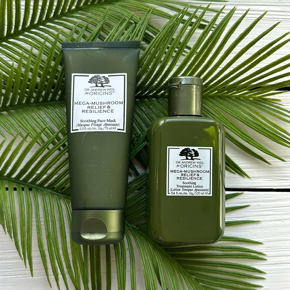 Origins Mega-Mushroom Mask and Treatment Lotion Bundle